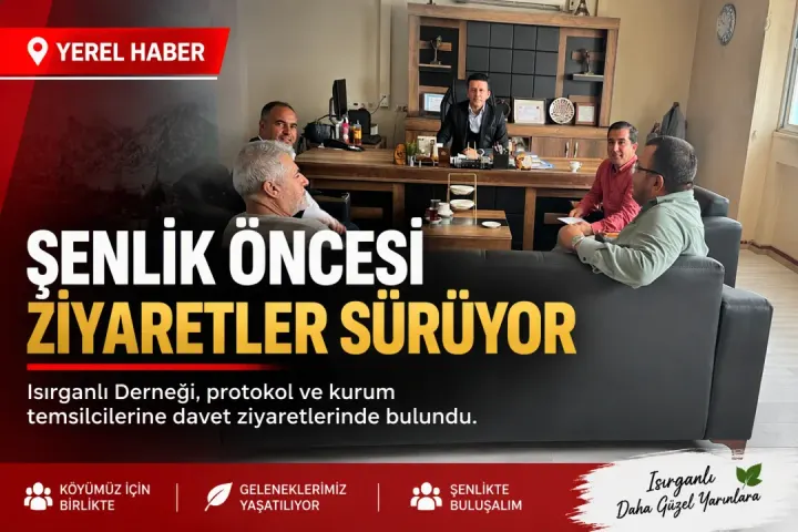 Ceyhan’da Şenlik Hareketliliği: Isırganlı Köyü Derneği İlçe Protokolünü Ziyaret Etti