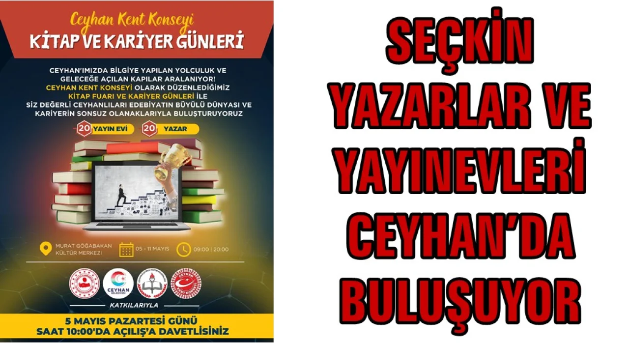 Ceyhan, Seçkin Yazarlar ve Yayınevlerini Ağırlıyor