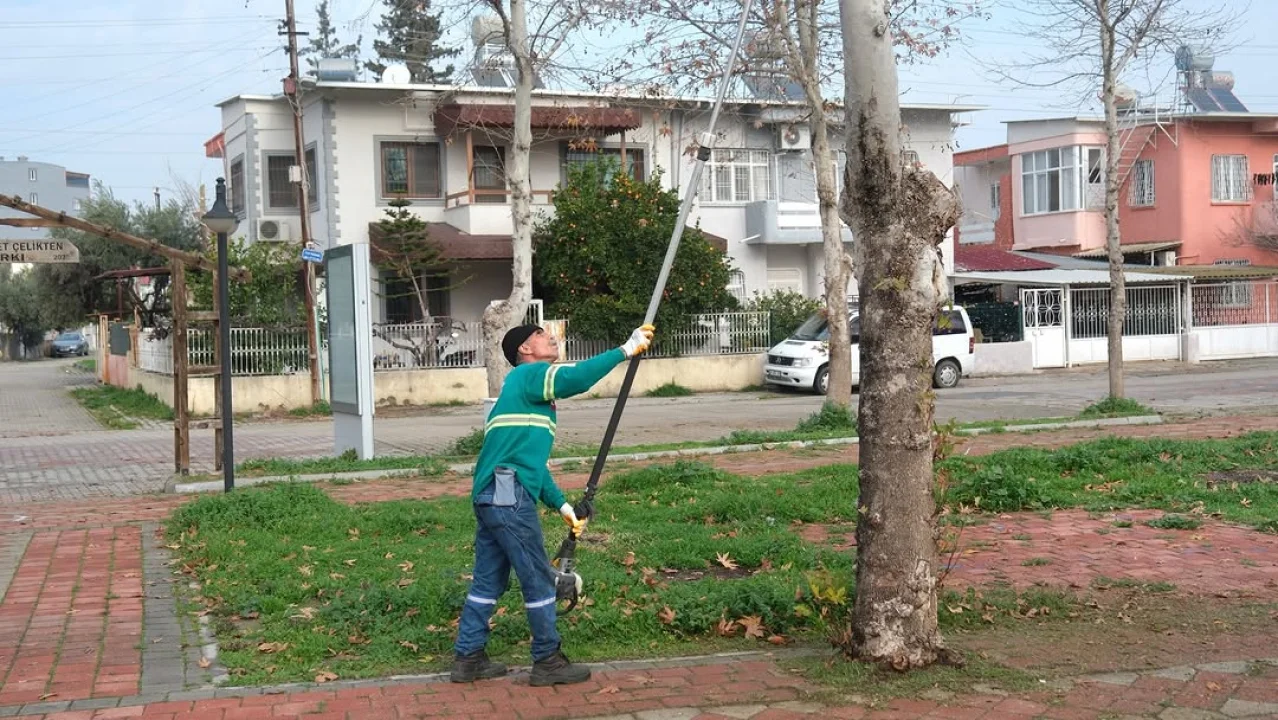 Ceyhan Belediyesi Park ve Bahçeler Müdürlüğü’nden İlçe Genelinde Yoğun Mesai