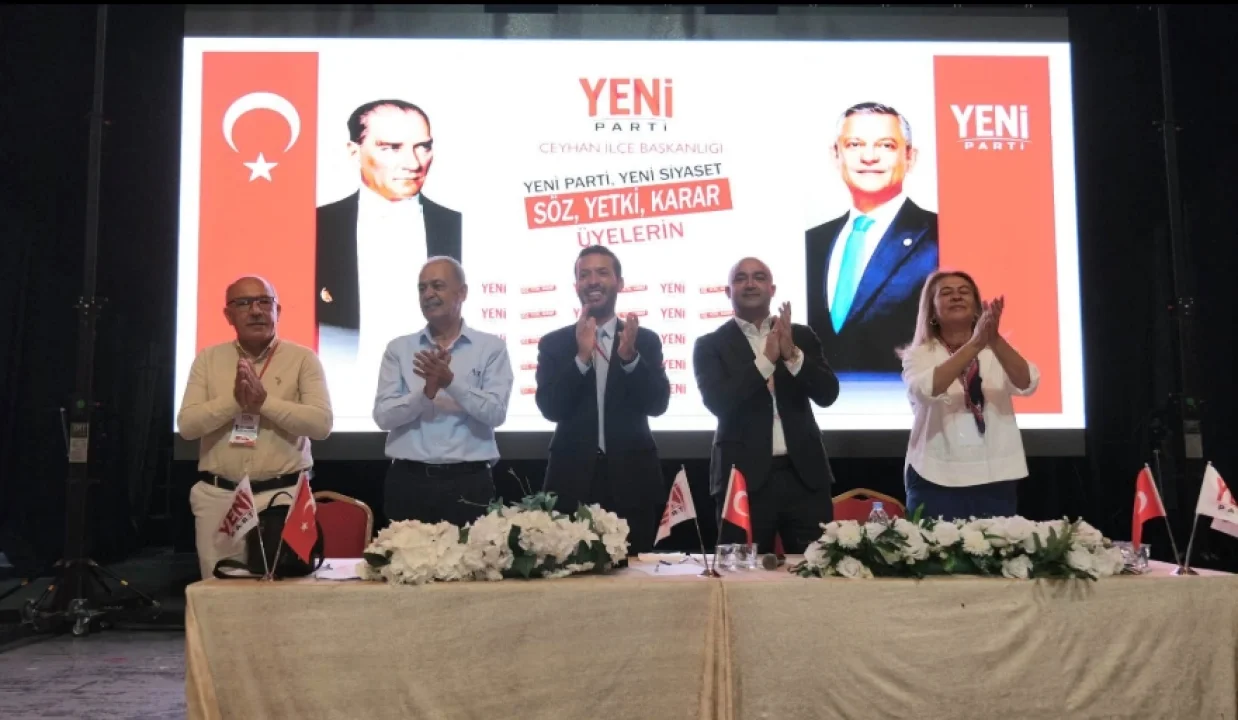 Ceyhan’da YENİ Parti’de Ahmet Biberoğlu Dönemi Başladı!